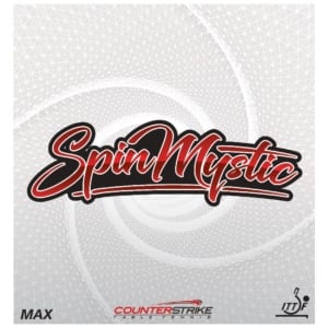Table Tennis Rubber | Spin Mystic | Ping Pong Rubber | ITTF Approved | Tournament Legal Table Tennis Rubber | Professional Table Tennis Rubber | Inverted Rubber | Smooth Rubber | Front of Package